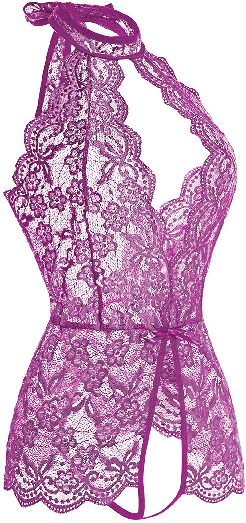 Ababoon Women One Piece Lingerie Lace Sexy Baby Dolls Teddy Sleepwear Apparel & Accessories > Clothing > Underwear & Socks > Lingerie Kylie Max   