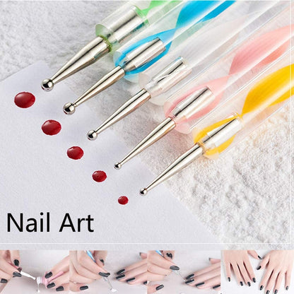 Abenkle 10Pcs Art Dotting Tools for Nail Art, Ball Tip Clay Tools Sculpting Pattern Tracing Stylus, Ball Embossing Stylu for Drawing,Painting Rocks Mandalas,Art Dot Tools Health & Beauty > Personal Care > Cosmetics > Cosmetic Tools > Nail Tools ABenkle   