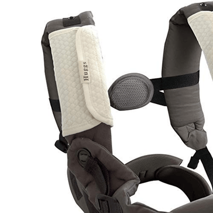 Abiie HUGGS Baby Carrier Hip Seat [2021 Upgraded] - Approved by U.S. Safety Standards - Healthy Sitting Position (M-Position) - Front Facing, Hip Hugger, Back Baby Carrier - 100% Cotton (Grey) Apparel & Accessories > Clothing > Underwear & Socks > Underwear Abiie   