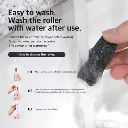ABKO Electric Callus Remover Rechargeable Cordless Foot File Easy Grip Adjustable Power Pedi Feet Care for Dead Hard Skin Cracked Heels CR01 Gray Health & Beauty > Personal Care > Foot Care ABKO   