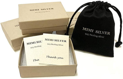 MIMI 925 Sterling Silver Hammered Square Drop Dangle Earrings Apparel & Accessories > Jewelry > Earrings Mimi Silver   