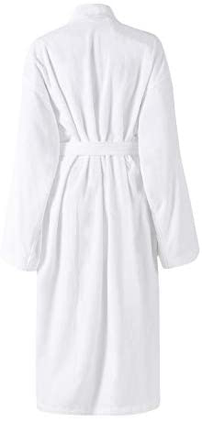 Acanva Women'S & Men'S Terry Robe Plush Cotton Spa Kimono Bathrobe Apparel & Accessories > Clothing > Sleepwear & Loungewear > Robes Kylie Max   