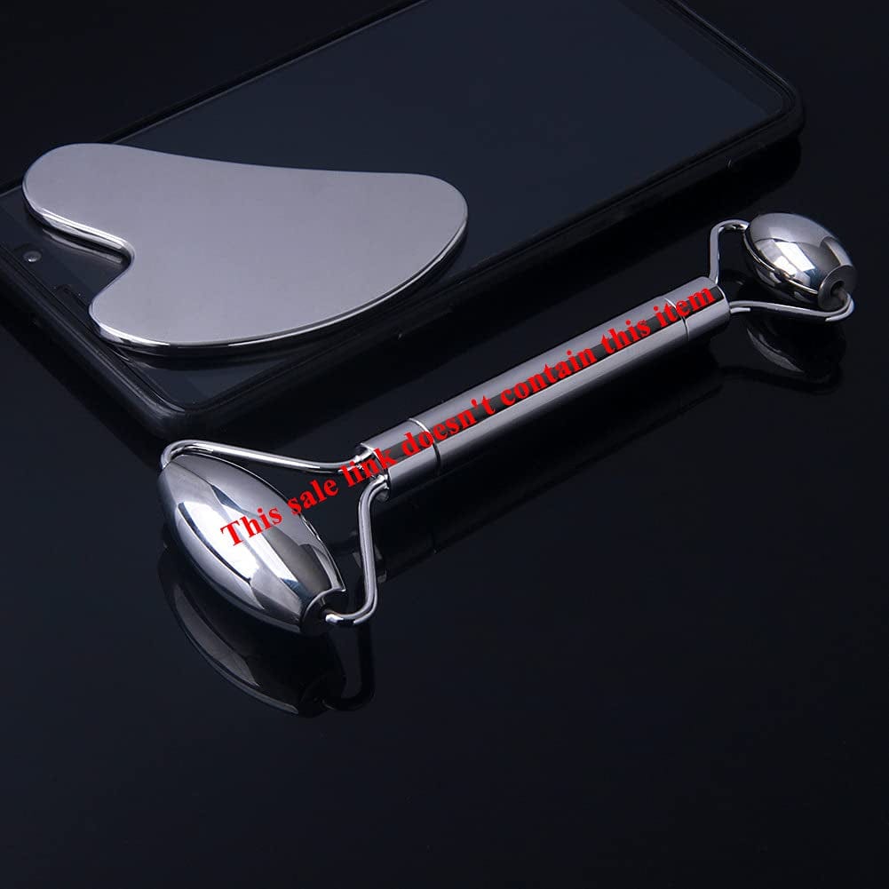 Accessorize Intl Gua Sha Facial Tools Scraping Massage Tool Stainless Steel SUS304 Smooth SPA Therapy for Face, Eye, Neck,Siliver Health & Beauty > Personal Care > Cosmetics > Cosmetic Tools > Skin Care Tools Accessorize Intl   