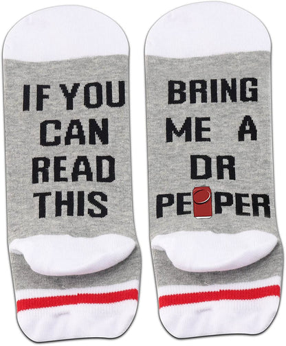 Drinking Gift Novelty Socks for Men Women Carbonated Drinks Lover If You Can Read This Bring Me a Drinking Apparel & Accessories > Jewelry > Anklets GJTIM   