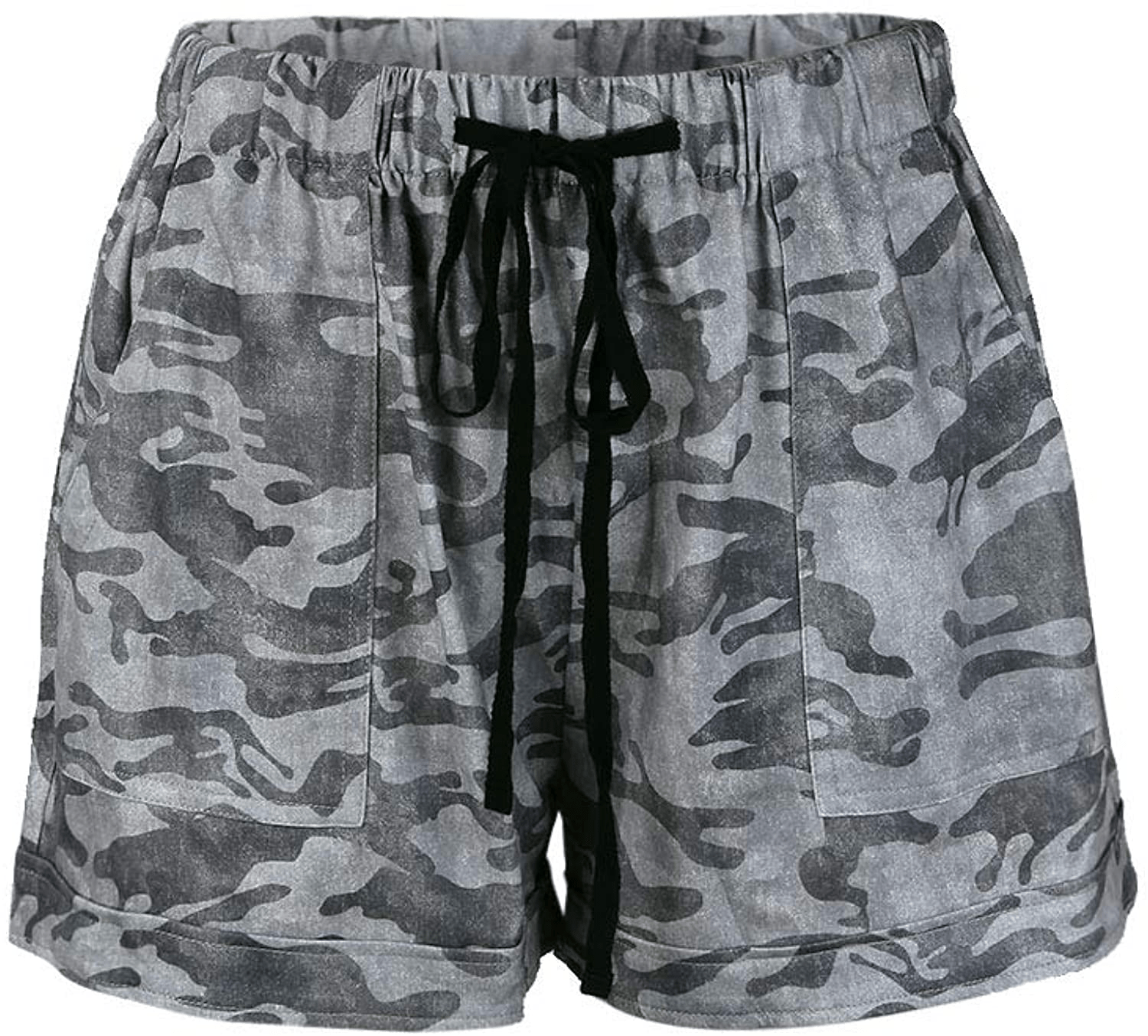 Acelitt Women Comfy Drawstring Casual Elastic Waist Pocketed Shorts,S-3Xl Apparel & Accessories > Clothing > Shorts Kylie Max   