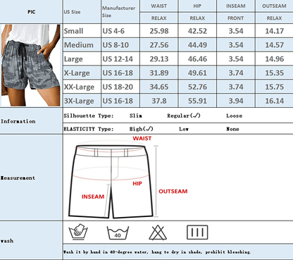 Acelitt Women Comfy Drawstring Casual Elastic Waist Pocketed Shorts,S-3Xl Apparel & Accessories > Clothing > Shorts Kylie Max   