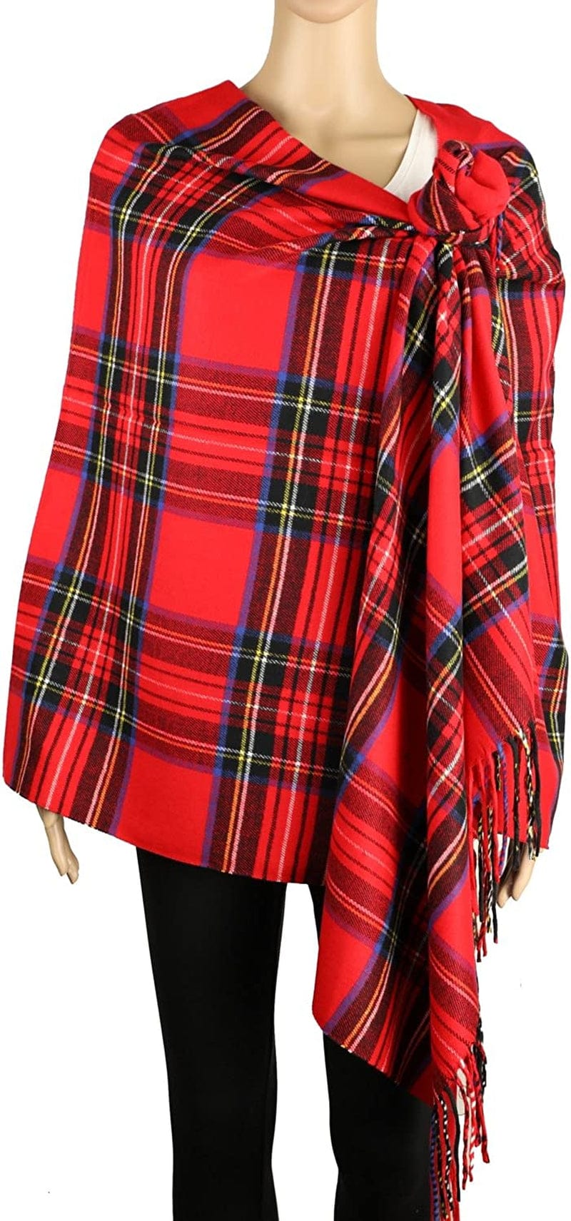 Achillea Long & Wide Scottish Clan Tartan Plaid Cashmere Feel Shawl Wrap Winter Warm Scarf 80" X 30" Apparel & Accessories > Clothing Accessories > Scarves & Shawls Achillea   