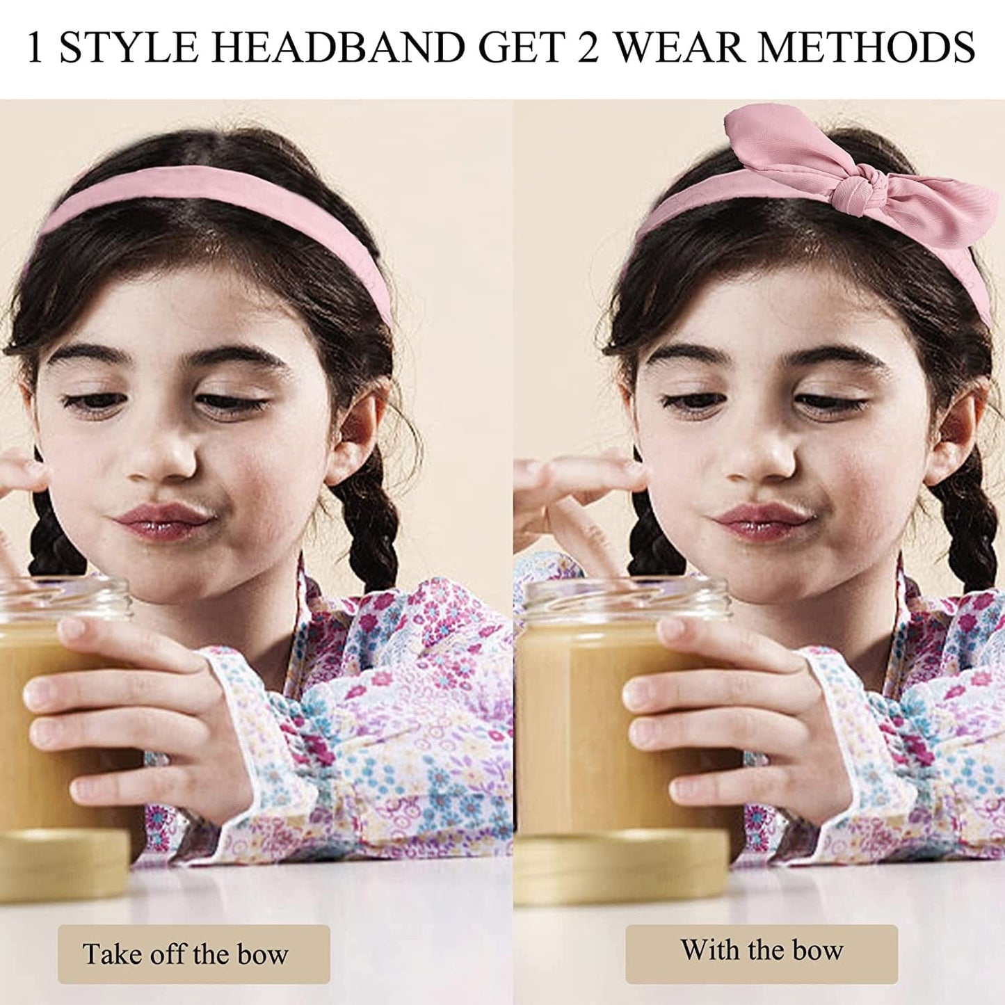 ACO-UINT 6 Pack Headbands for Women, Thin Bow Headbands Knotted Headbands, Cute Headbands with Bow for Girls Knot Headbands Kids Headbands Hair Accessories for Women Apparel & Accessories > Clothing Accessories > Bandanas & Headties ACO-UINT   