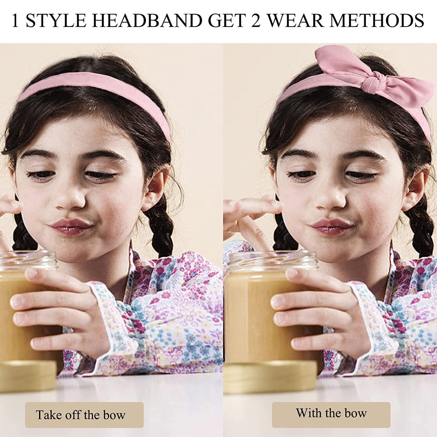 ACO-UINT 6 Pack Headbands for Women, Thin Bow Headbands Knotted Headbands, Cute Headbands with Bow for Girls Knot Headbands Kids Headbands Hair Accessories for Women Apparel & Accessories > Clothing Accessories > Bandanas & Headties ACO-UINT   