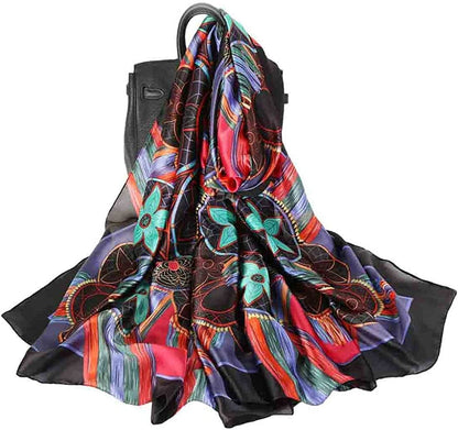 Acotavie Scarfs for Women Fashion Scarves Long Satin Silk Feeling Scarf Lightweight Sunscreen Shawls Apparel & Accessories > Clothing Accessories > Scarves & Shawls Acotavie   