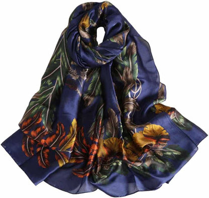 Acotavie Scarfs for Women Fashion Scarves Long Satin Silk Feeling Scarf Lightweight Sunscreen Shawls Apparel & Accessories > Clothing Accessories > Scarves & Shawls Acotavie F003  