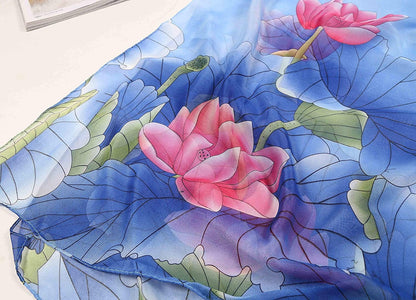 Acotavie Women'S Chiffon Scarf Lightweight Fashion Sheer Scarfs Shawl Wrap Scarves Apparel & Accessories > Clothing Accessories > Scarves & Shawls AliceLife   