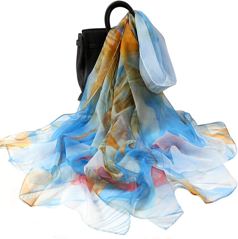 Acotavie Women'S Scarf Fashion Pattern Long Lightweight Sunscreen Shawls Scarves Apparel & Accessories > Clothing Accessories > Scarves & Shawls AliceLife Yt3  