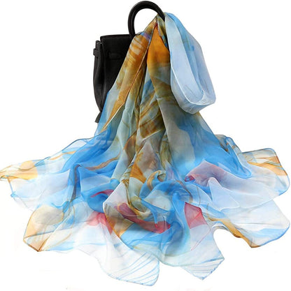Acotavie Women'S Scarf Fashion Pattern Long Lightweight Sunscreen Shawls Scarves Apparel & Accessories > Clothing Accessories > Scarves & Shawls AliceLife Yt3  
