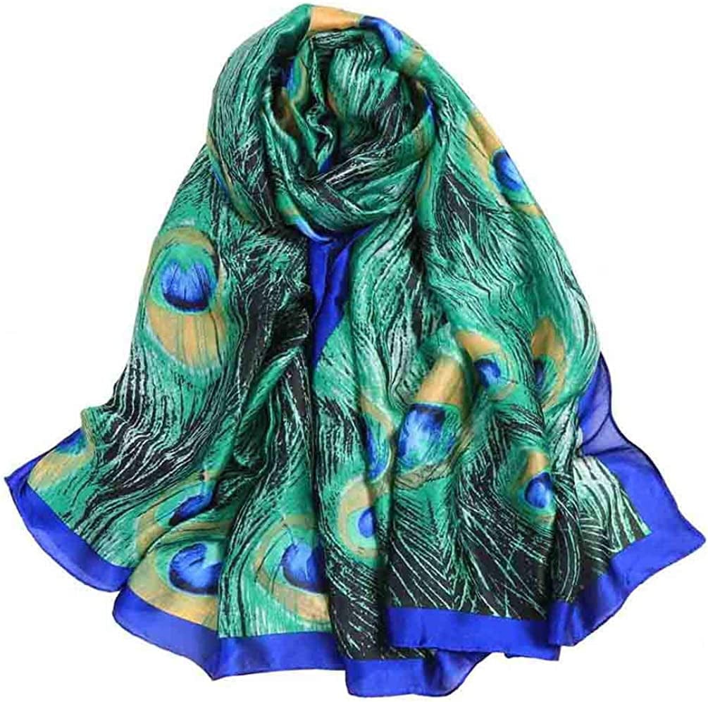 Acotavie Women'S Scarf Fashion Pattern Long Lightweight Sunscreen Shawls Scarves Apparel & Accessories > Clothing Accessories > Scarves & Shawls AliceLife Hl Black  