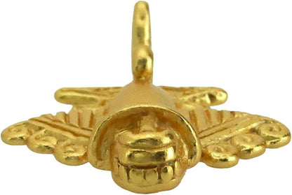 Across the Puddle, Ancient Golden Jet-9 Lapel Pin | 24K GP Golden Flyer | Pre-Columbian Quimbaya Pin Airplane Jet | Ancient Aircraft | Ancient Astronauts | Original Golden Jets Collection