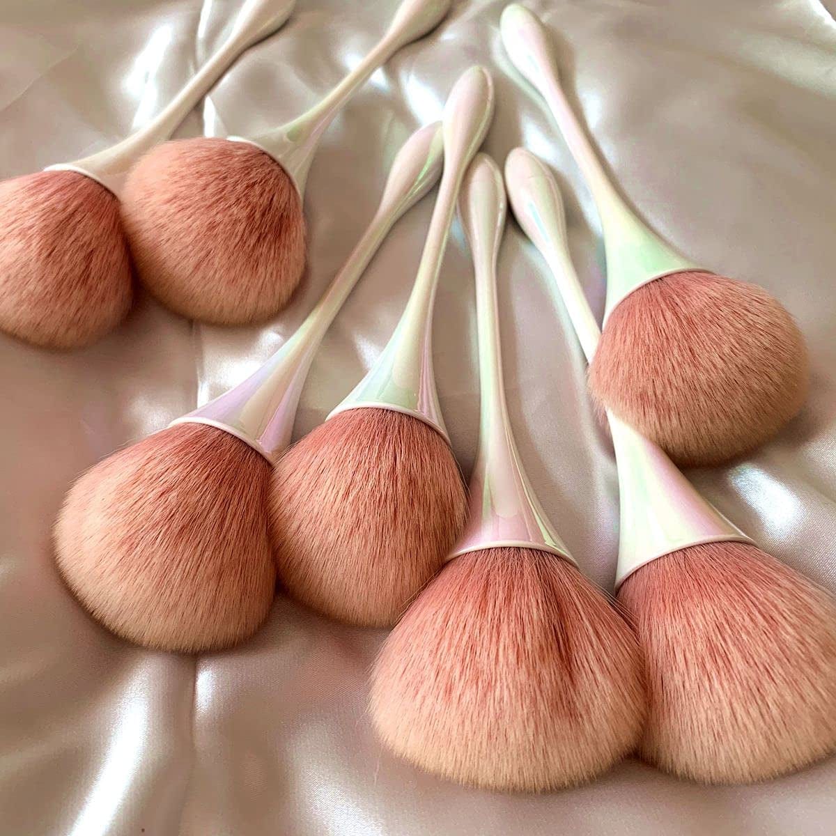 Acrylic Nail Brush Set, Practical Kit for Nail Art, Long Handle Nail Dust Brush + a Ball Styluses Dotting Tool, Fritillary White Health & Beauty > Personal Care > Cosmetics > Cosmetic Tools > Nail Tools ANDUS   