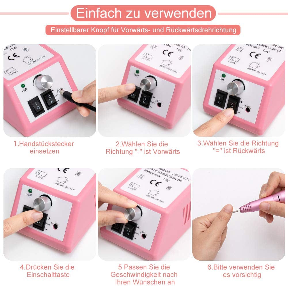 Acrylic Nail Clipper 5 in 1 Kit with Glass Nail File Health & Beauty > Personal Care > Cosmetics > Cosmetic Tools > Nail Tools ALLE˙S   
