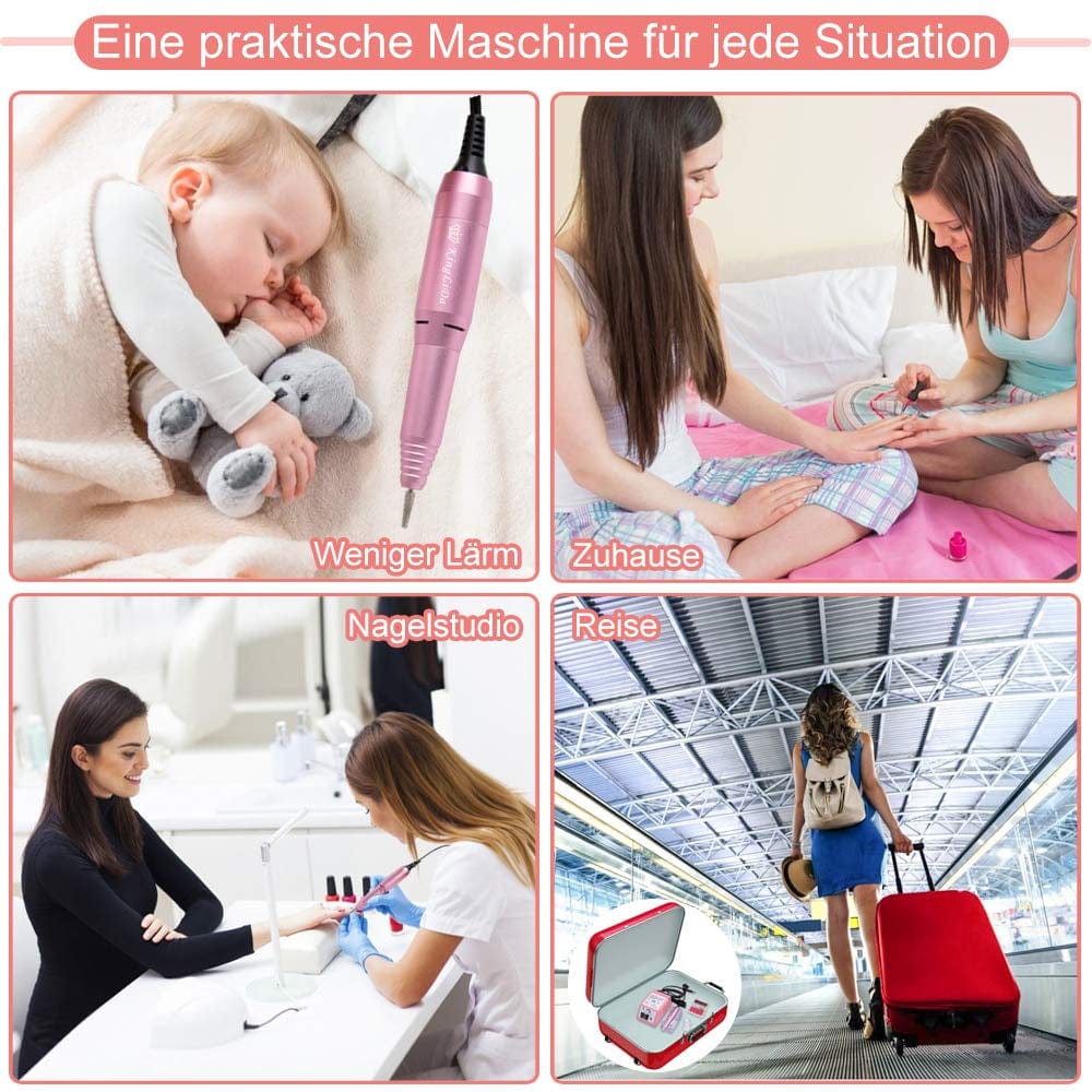 Acrylic Nail Clipper 5 in 1 Kit with Glass Nail File Health & Beauty > Personal Care > Cosmetics > Cosmetic Tools > Nail Tools ALLE˙S   