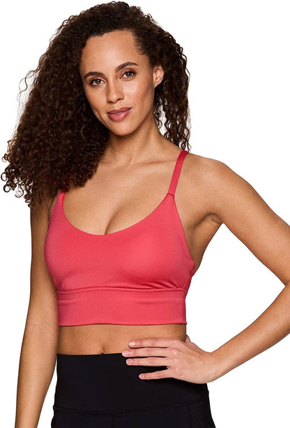 Active Women'S Fashion Strappy Seamless Low Impact Workout Sports Bra