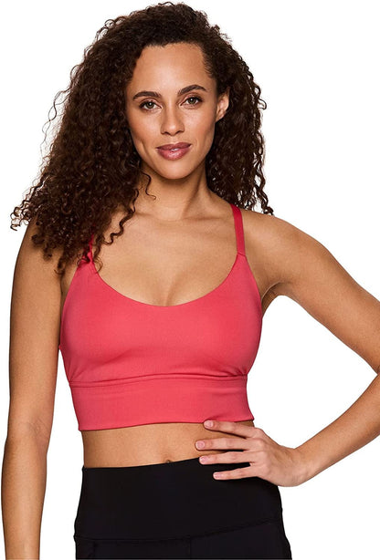 Active Women'S Fashion Strappy Seamless Low Impact Workout Sports Bra