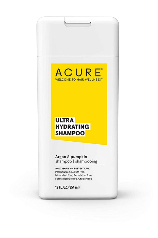 ACURE Ultra Hydrating Shampoo | 100% Vegan | Performance Driven Hair Care | Argan & Pumpkin - Ultra Hydrating Moisture & Omega Fatty Acids | 12 Fl Oz Health & Beauty > Personal Care > Hair Care Acure   