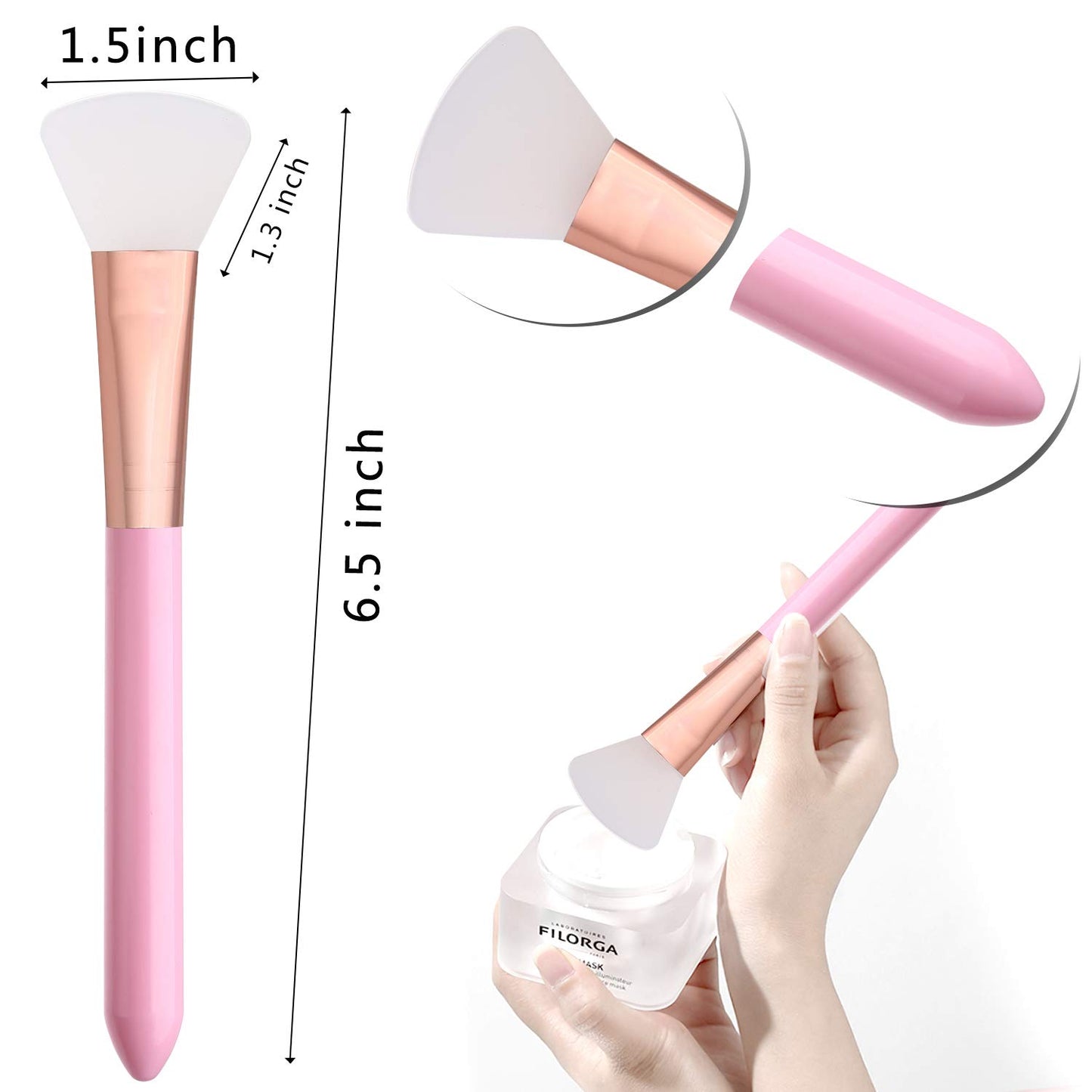 Elisel 5Pcs Silicone Face Mask Brushes Flexible Facial Mud Mask Applicator Brush for Applying Facial Mask,Sleeping Mask, Clay Mask,Body Lotion Mask Beauty Tools Makeup Brushes Applicator (Style 1) Health & Beauty > Personal Care > Cosmetics > Cosmetic Tools > Makeup Tools Elisel   