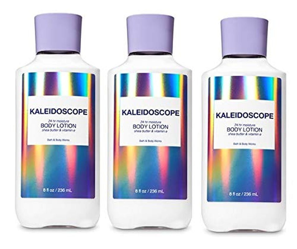 Bath and Body Works Kaleidoscope Value Pack - Lot of 3 Body Lotions - Full Size Health & Beauty > Personal Care > Cosmetics > Bath & Body Bath & Body Works   