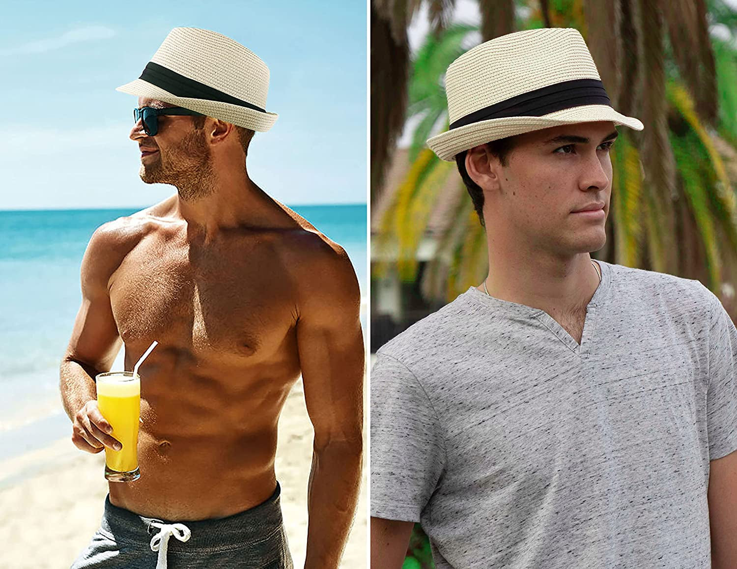 Simplicity Fedora for Men Women Unisex Men'S Women'S Classic Manhattan Structured Gangster Trilby Fedora Hat Apparel & Accessories > Clothing Accessories > Hats Simplicity   