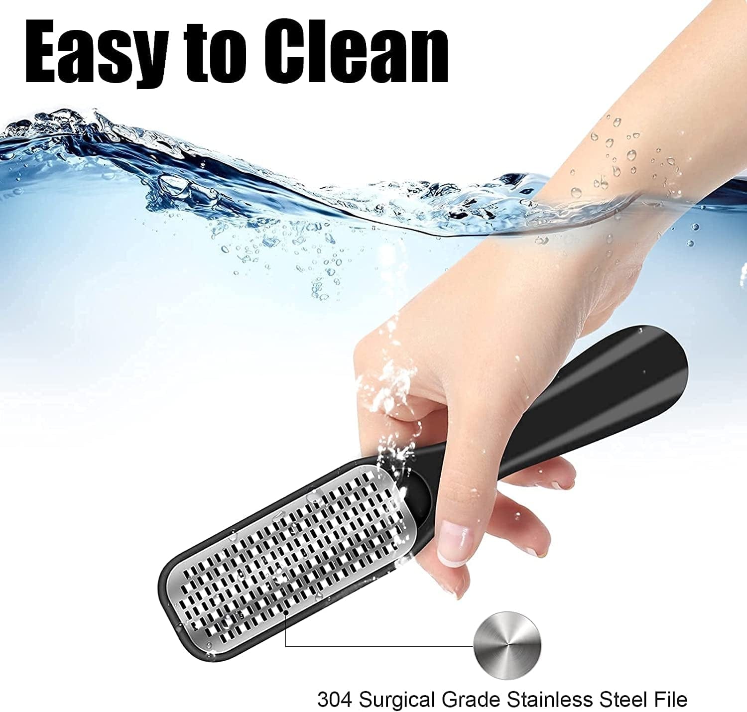 Adamstar 23 in 1 Professional Pedicure Kit for Men Women, Foot Care Pedicure Tools Set, Foot File Callus Remover, Toenail Clipper Foot Scrubber, Foot Rasp Dead Skin Foot Spa Kit at Home, Salon Health & Beauty > Personal Care > Foot Care AdamStar   