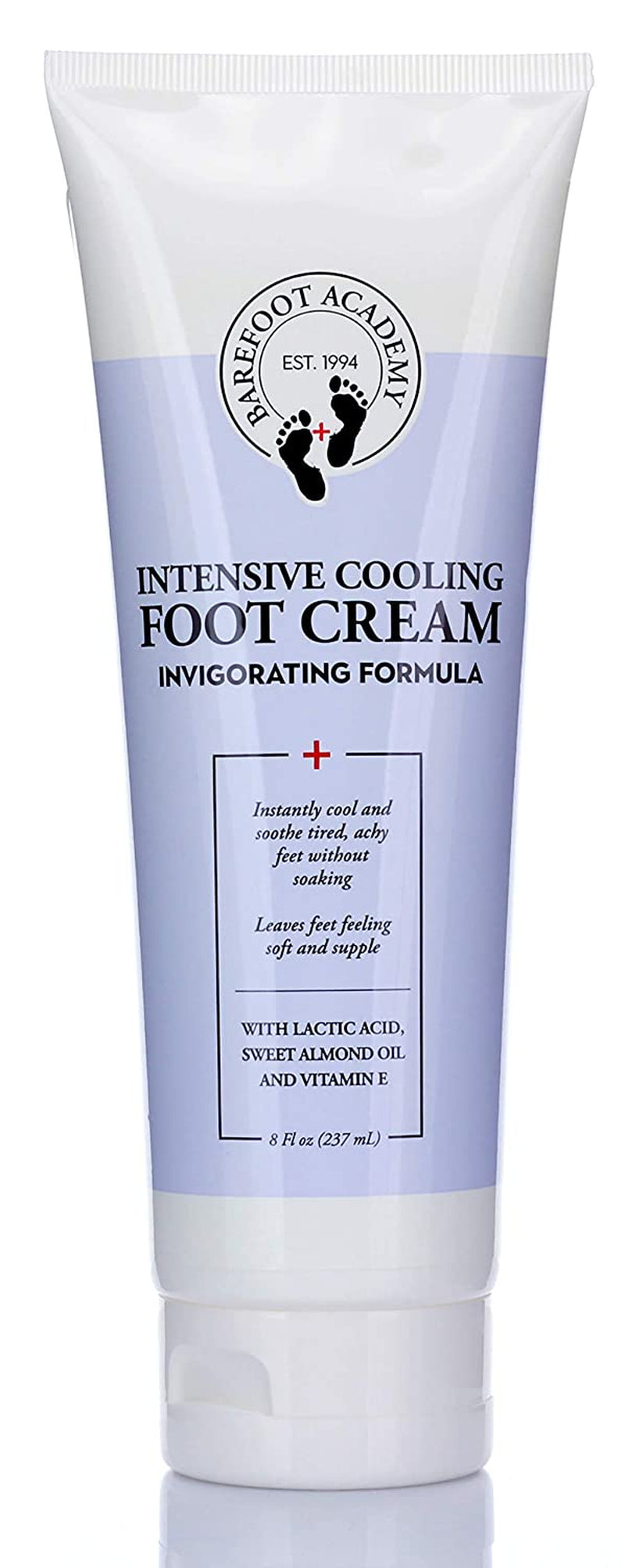 Barefoot Academy Heavy Duty Foot Care Scrub & Moisturizer Cream for Calluses, Dead Skin, Tough Heels, Cracked Heels, & Rough Spots on Feet, Skin Care for Feet, Large 8 Fl Oz (Cracked Heal Foot Cream) Health & Beauty > Personal Care > Foot Care Barefoot Academy Cooling Foot Lotion  