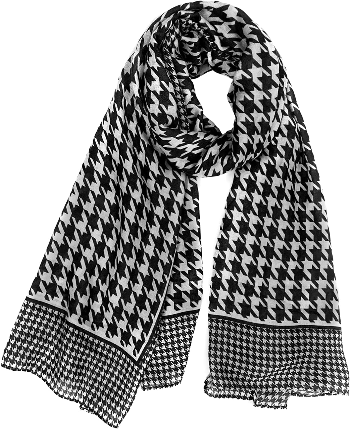 FINIZO Women'S Scarves Lady Light Soft Fashion Solid Scarf Wrap Shawl for All Season Apparel & Accessories > Clothing Accessories > Scarves & Shawls FINIZO 22-black  