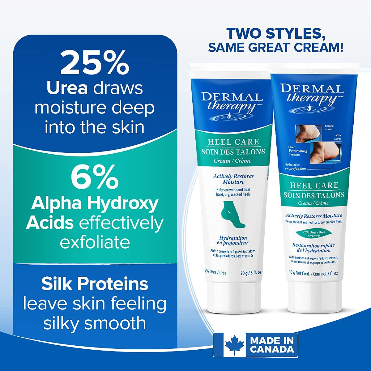 Dermal Therapy Heel Care Cream - Moisturizing Treatment That Repairs and Heals Dry, Rough, Cracked Heels and Feet | 25% Urea and 6% Alpha Hydroxy Acids (3 Ounce) | Packaging May Vary Health & Beauty > Personal Care > Foot Care Dermal Therapy   