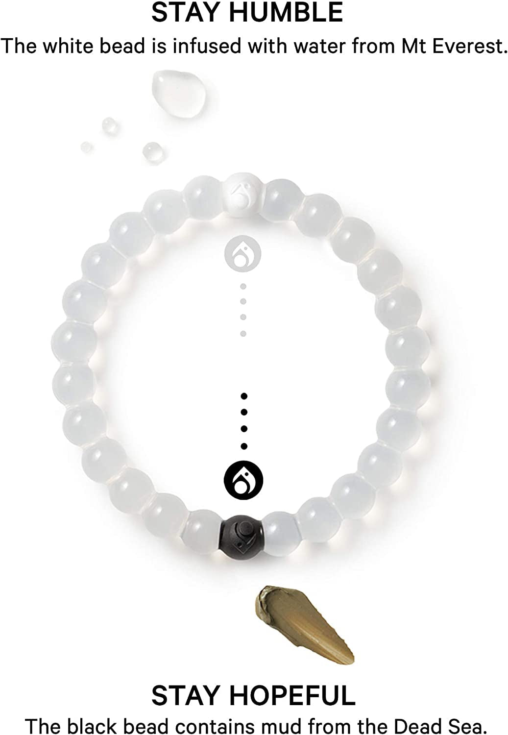 Lokai Women'S Empowerment Awareness Bracelet, Silicone Bead Bracelet for Men and Women Apparel & Accessories > Jewelry > Bracelets Lokai   