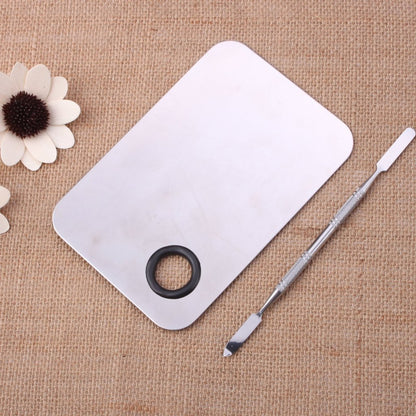Goege Pro Stainless Steel Cosmetic Makeup Palette Spatula Tool (L5.9*W3.9 Inch) Health & Beauty > Personal Care > Cosmetics > Cosmetic Tools > Makeup Tools GOEGE   