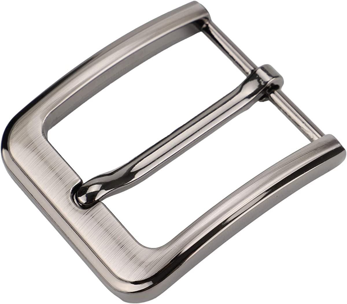 Mcfanbe 1.5 Inches (38-40 Mm) Belt Buckle Single Prong Square Replacement Buckle for Men Women Belt Apparel & Accessories > Clothing Accessories > Belt Buckles McFanBe Grey07  