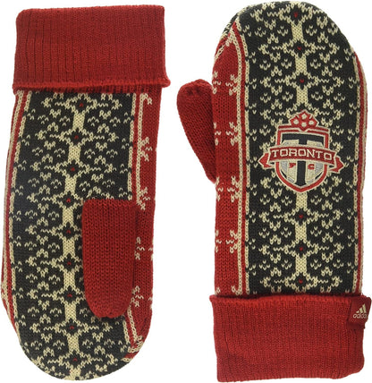 Adidas Fair Isle Mitten Apparel & Accessories > Clothing Accessories > Gloves & Mittens adidas Red/Grey One Size 