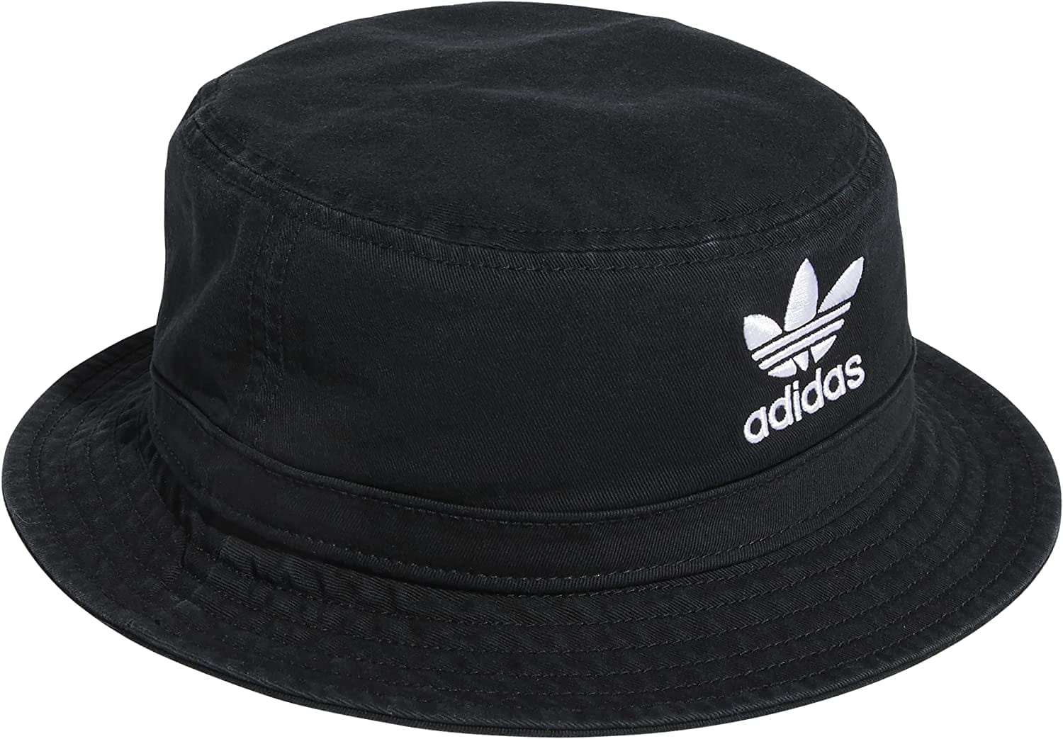 Adidas Originals Originals Washed Bucket Apparel & Accessories > Clothing Accessories > Hats adidas Originals Black/White One Size 
