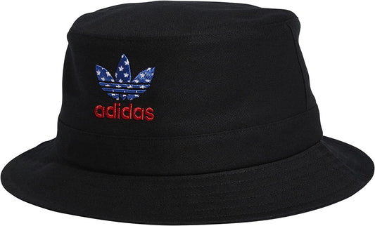 Adidas Originals Unisex-Adult Womens Mens Washed Bucket Hat Apparel & Accessories > Clothing Accessories > Hats adidas Originals Black One Size 