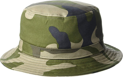 Adidas Originals Washed Bucket Hat, AOP Camo Olive Cargo/White, One Size Apparel & Accessories > Clothing Accessories > Hats adidas Originals   