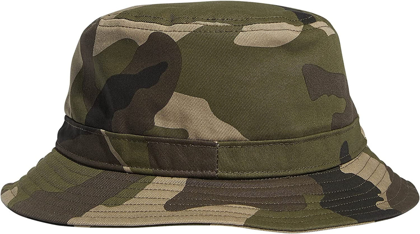 Adidas Originals Washed Bucket Hat, AOP Camo Olive Cargo/White, One Size Apparel & Accessories > Clothing Accessories > Hats adidas Originals   