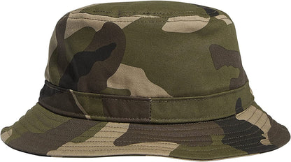 Adidas Originals Washed Bucket Hat, AOP Camo Olive Cargo/White, One Size Apparel & Accessories > Clothing Accessories > Hats adidas Originals   