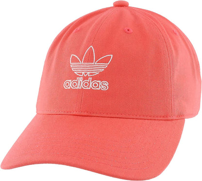 Adidas Originals Women'S Outline Logo Relaxed Fit Cap Apparel & Accessories > Clothing Accessories > Hats adidas Semi Flash Red One Size 