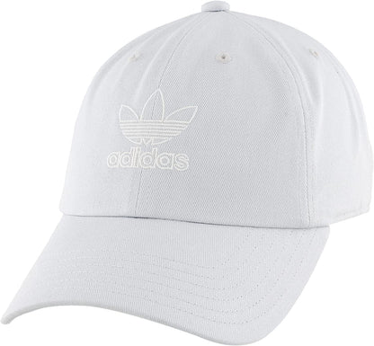 Adidas Originals Women'S Outline Logo Relaxed Fit Cap Apparel & Accessories > Clothing Accessories > Hats adidas Halo Blue One Size 