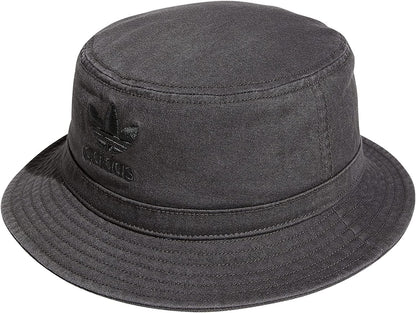 Adidas Originals Women'S Washed Bucket Hat Apparel & Accessories > Clothing Accessories > Hats adidas Carbon Grey/Black One Size 