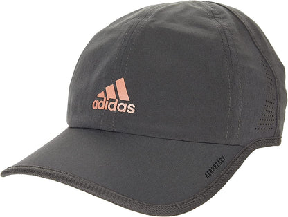 Adidas Superlite 2 Relaxed Adjustable Performance Cap Apparel & Accessories > Clothing Accessories > Hats adidas Grey Six/Rose Gold One Size 