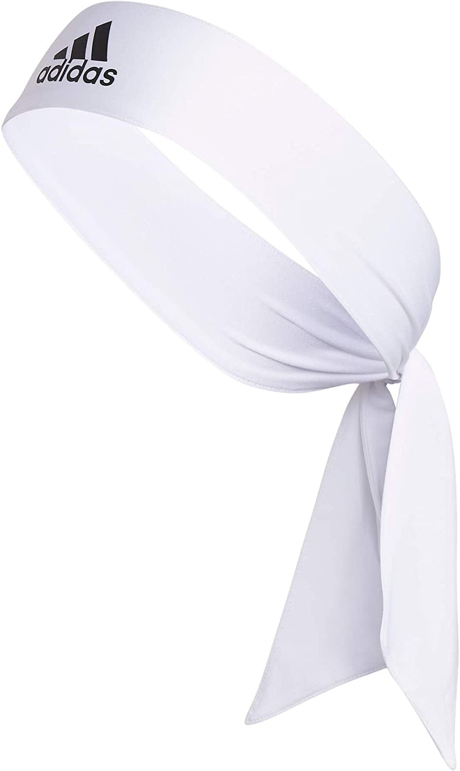 Adidas Unisex-Adult Alphaskin Tie Headband Apparel & Accessories > Clothing Accessories > Bandanas & Headties adidas White/Black One Size 