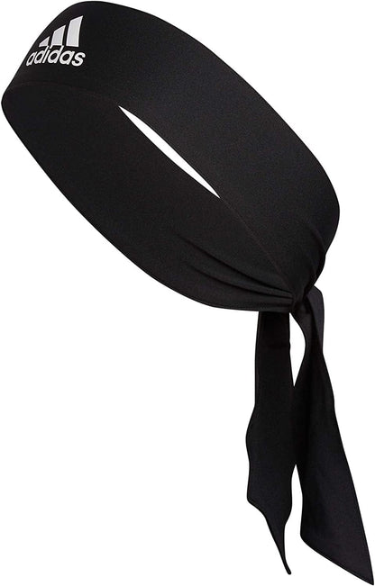 Adidas Unisex-Adult Alphaskin Tie Headband Apparel & Accessories > Clothing Accessories > Bandanas & Headties adidas Black/White One Size 