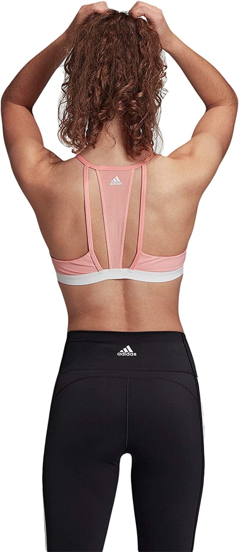 Adidas Women'S All Me 3-Stripes Mesh Bra