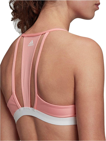 Adidas Women'S All Me 3-Stripes Mesh Bra